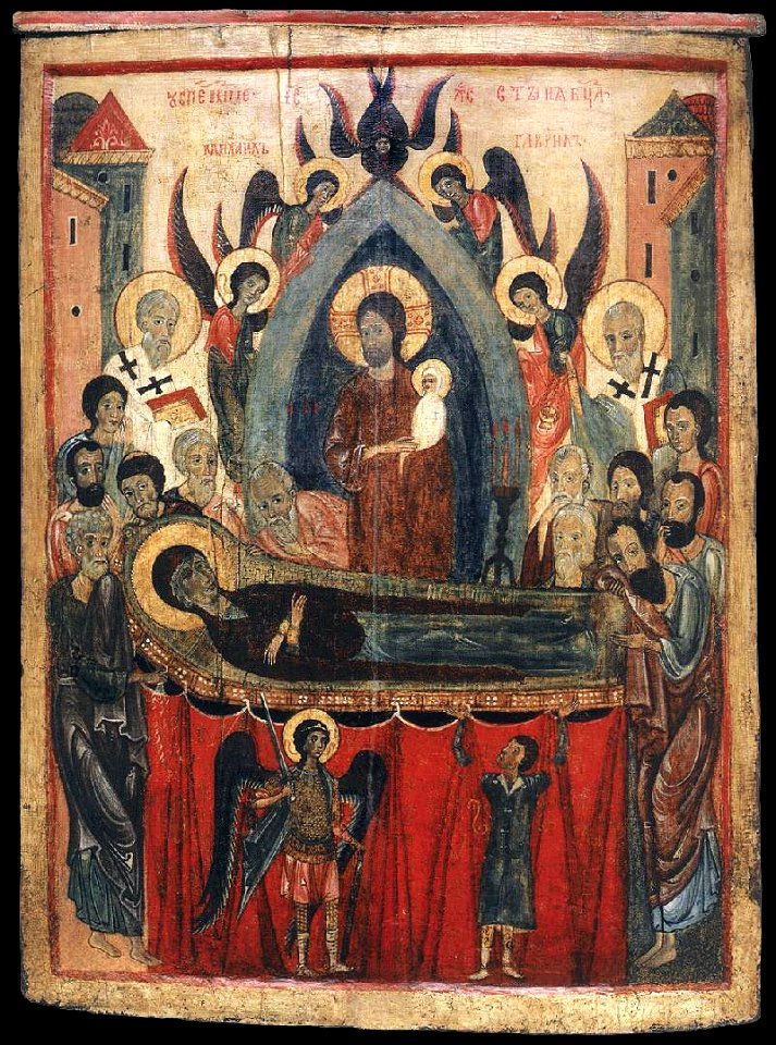 Unknown painter - The Dormition of the Mother of God - WGA23493