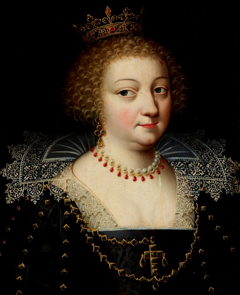 Unknown - Portrait of Queen Anne of Austria (1601–1666)^ - MNK XII-A-760 - National Museum Kraków
