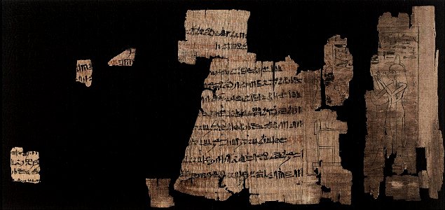 Unknown Egyptian - Sheet with Hieratic Inscription about Neskhonsu, the Singer of the Great God Amun - Google Art Project. Free illustration for personal and commercial use.