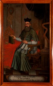 Unknown - Portrait of Jerzy Tyszkiewicz (1596–1656), Leliwa coat of arms, bishop of Vilnius - MP 3183 MNW - National Museum in Warsaw