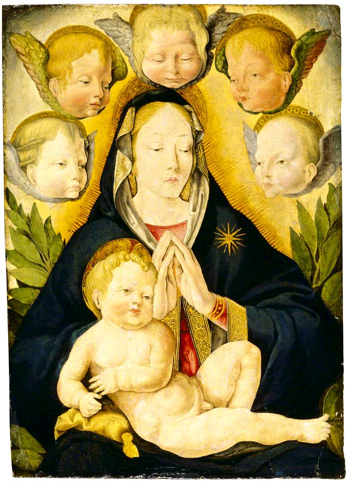Unknown artist - The Madonna and Child with Cherubim (fake^) - 446782 - National Trust