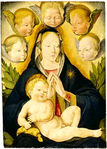 Unknown artist - The Madonna and Child with Cherubim (fake^) - 446782 - National Trust