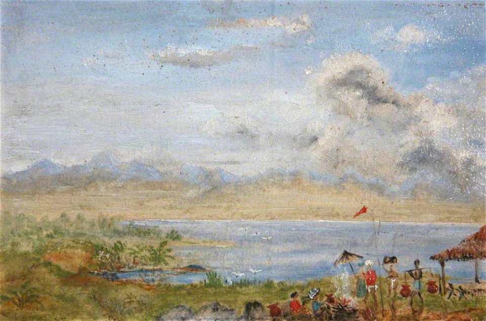 Unknown artist - View of a Lake in Ceylon - 119863 - National Trust