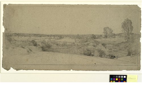 Unknown - Landscape with a view of Dedham Vale seen from Langham, KKSgb6157