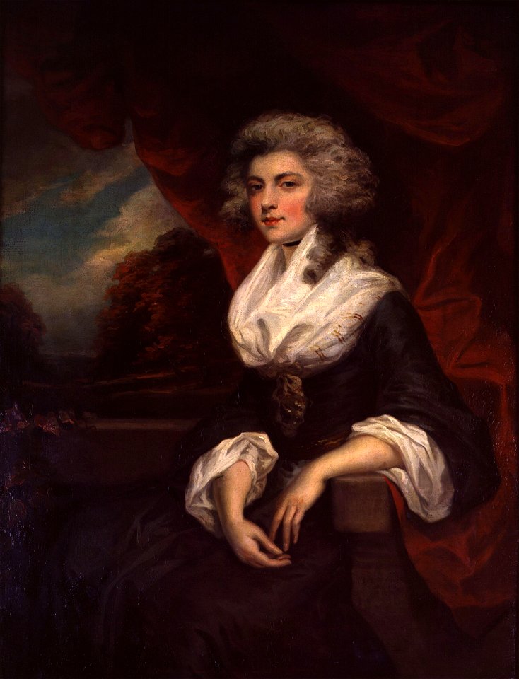 Unknown woman, formerly known as Elizabeth (Hervey), Duchess of Devonshire by John Westbrooke Chandler