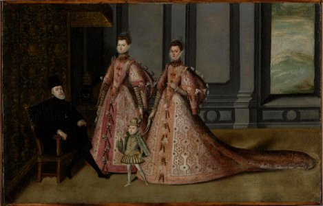 Unknown Artist - Philip the Second, King of Spain, and His Children - A1838 - Hispanic Society of America