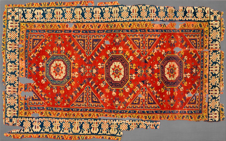 Unknown, Turkey - Three Star 'Holbein' Carpet - Google Art Project
