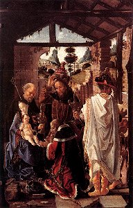 Unknown painter - The Adoration of the Magi - WGA23673. Free illustration for personal and commercial use.