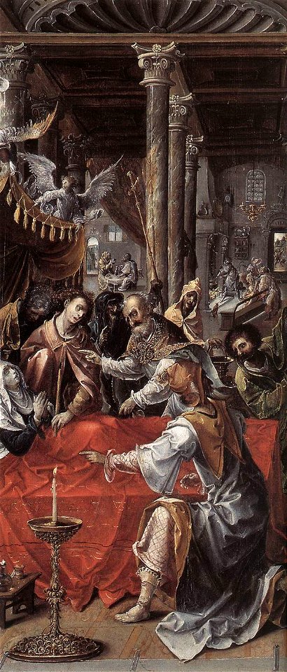 Unknown painter - Death of the Virgin - WGA23623