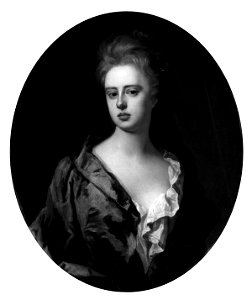 Unknown woman, formerly known as Sarah Churchill, Duchess of Marlborough by Michael Dahl. Free illustration for personal and commercial use.