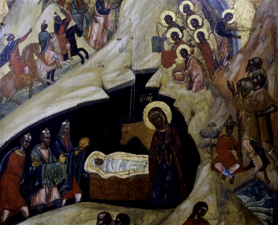 Unknown Italian (Italo-Byzantine) - Nativity with Adoration of the Kings - 68.41.6 - Minneapolis Institute of Arts