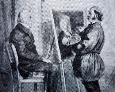 Uno Troili målar baron Silfverschiöld x F von Dard