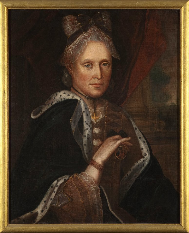 Unknown - Portrait of Krystyna née Chrzanowska 1.v. Machwicz, 2.v. Kościa, wife of Jan (ca. 1705–after 1761) - MP 3455 MNW - National Museum in Warsaw