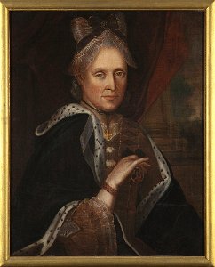 Unknown - Portrait of Krystyna née Chrzanowska 1.v. Machwicz, 2.v. Kościa, wife of Jan (ca. 1705–after 1761) - MP 3455 MNW - National Museum in Warsaw