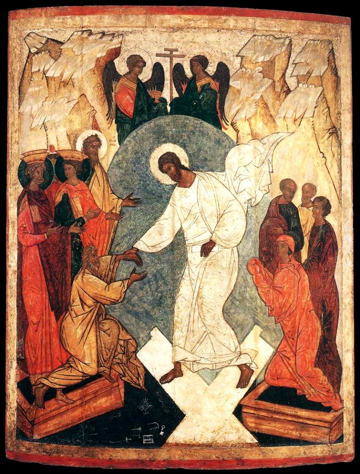 Unknown painter - Resurrection of Christ and the Harrowing of Hell - WGA23499