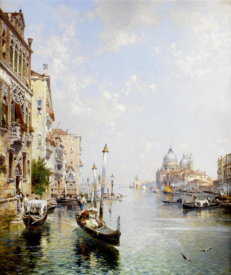 2017-02 Franz Richard Unterberger - Grande canal, Venise