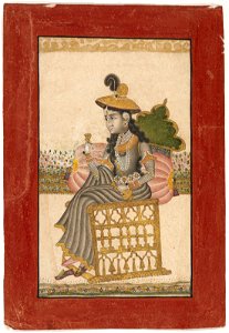 Unknown Indian - A Bejeweled Lady - Google Art Project