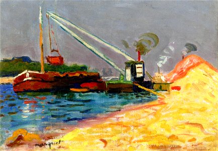 Unloading Sand Albert Marquet (1902)