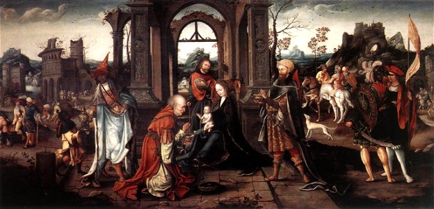 Unknown painter - Adoration of the Magi - WGA23615