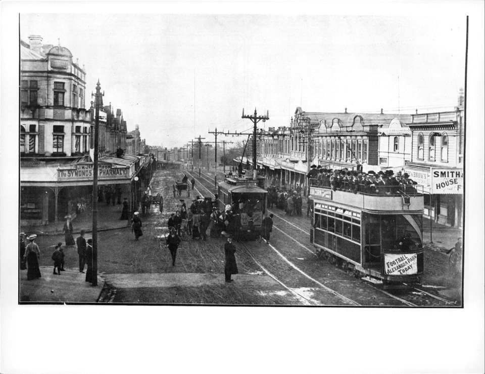 Upper Symonds Street looking North towards central city (1904)