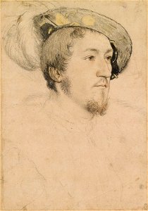 Unknown man, Possibly George Boleyn, 2nd Viscount Rochford. Free illustration for personal and commercial use.