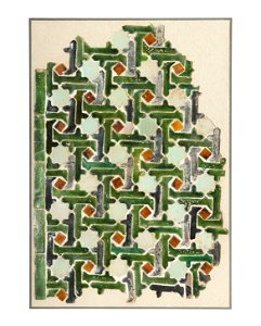 Unknown, Spain, 14th Century - Mosaic Tile Panel - Google Art Project (1929293)