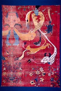 Unknown, Syria, late 16th Century - Carpet Fragment - Google Art Project. Free illustration for personal and commercial use.