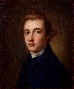 Unknown man, formerly known as Peter Romney by George Romney