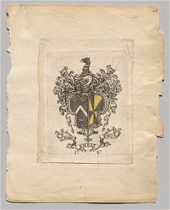 Unknown artist - Bookplate, Leonard Smelt, Esq. - 1920.1443 - Cleveland Museum of Art