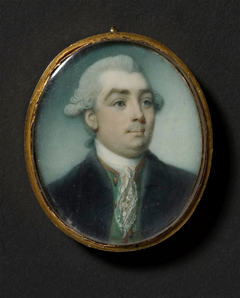 Unknown man, probably Jean-Francois de Galoupe (Richard Crosse) - Nationalmuseum - 149952