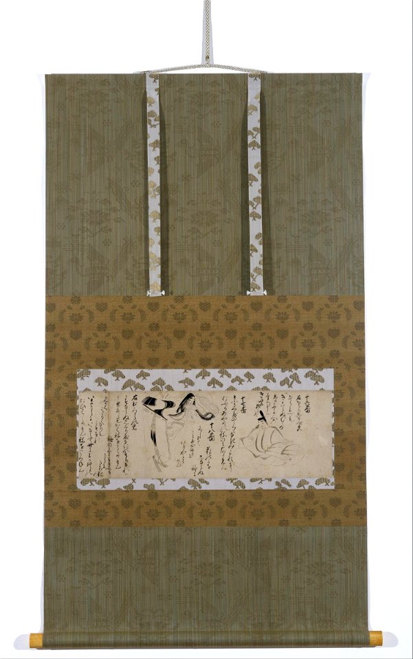 Unknown Japanese - Prince Hotaru and Tamakazura from The Tale of Genji - Google Art Project