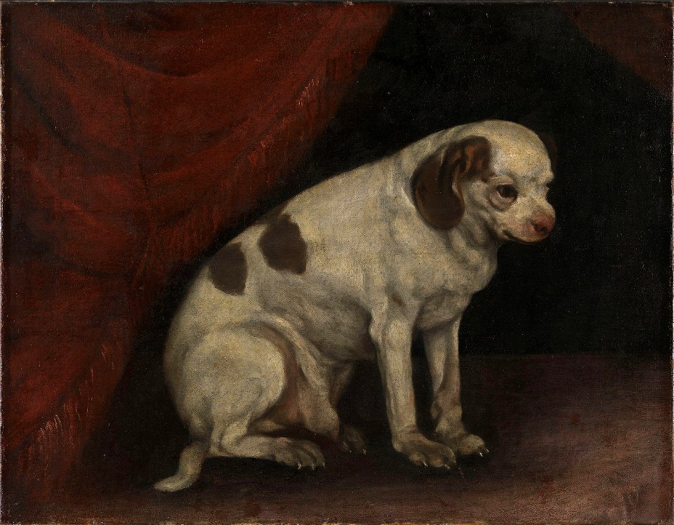 Ukjent kunstner - Seated dog - NG.M.01342 - National Museum of Art, Architecture and Design