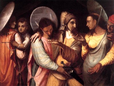Unknown painter - Scene from the Commedia dell'Arte - WGA23630