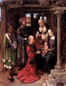 Unknown painter - Adoration of the Magi - WGA23582. Free illustration for personal and commercial use.