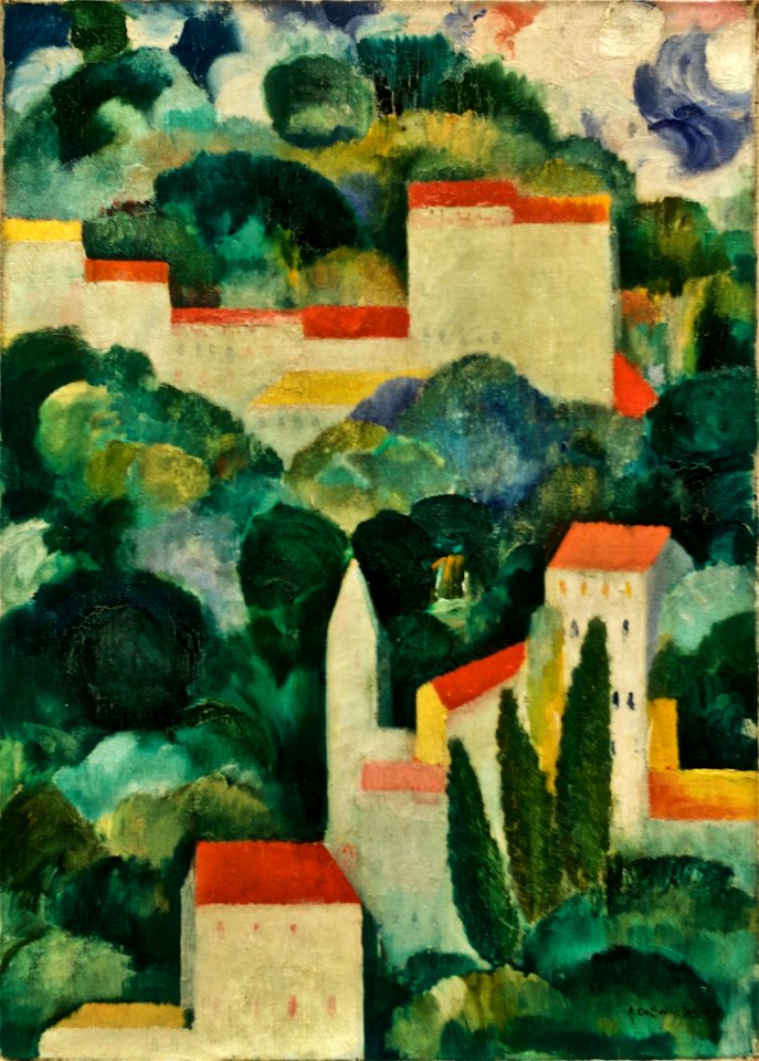 Untitled (Bellevue) (c.1911-12) - Amadeo de Souza-Cardoso (32013856250)