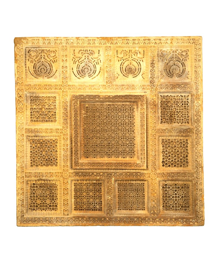 Unknown, India, 15th Century - Carved Sandstone Panel - Google Art Project