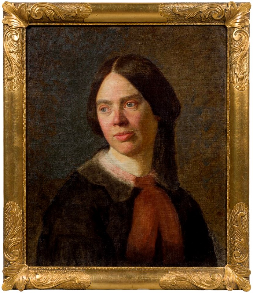 Uno Troili - Charlotte Troili (née Geijer). The Artist’s Wife. Unfinished - NM 7548 - Nationalmuseum