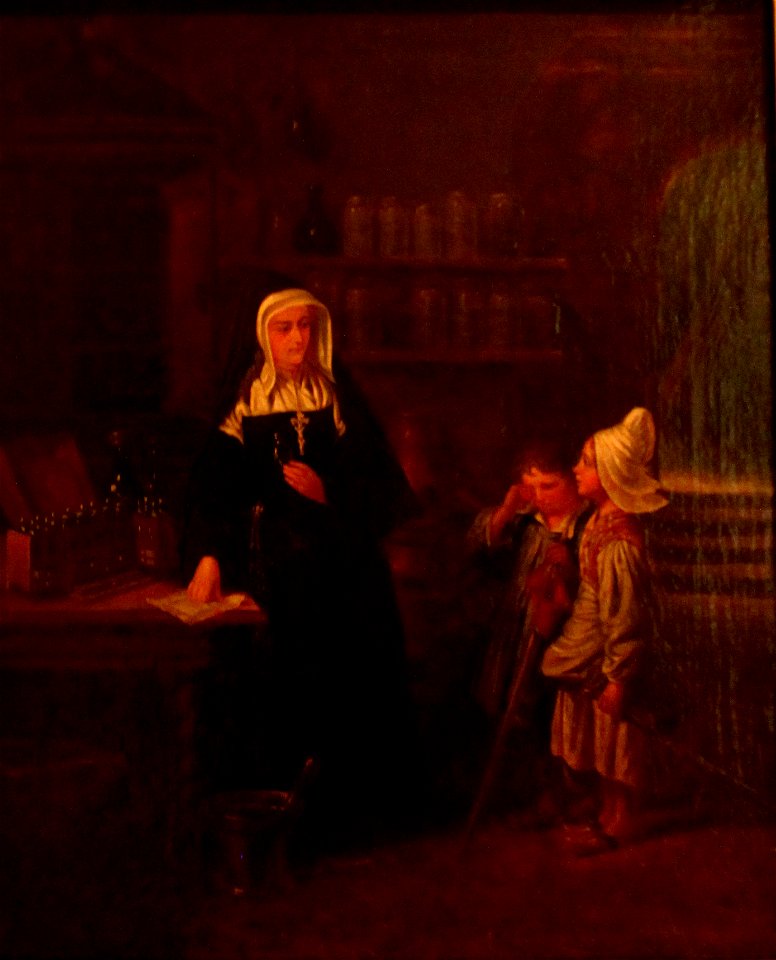 Unknown dutch painter - Monastic drugstore
