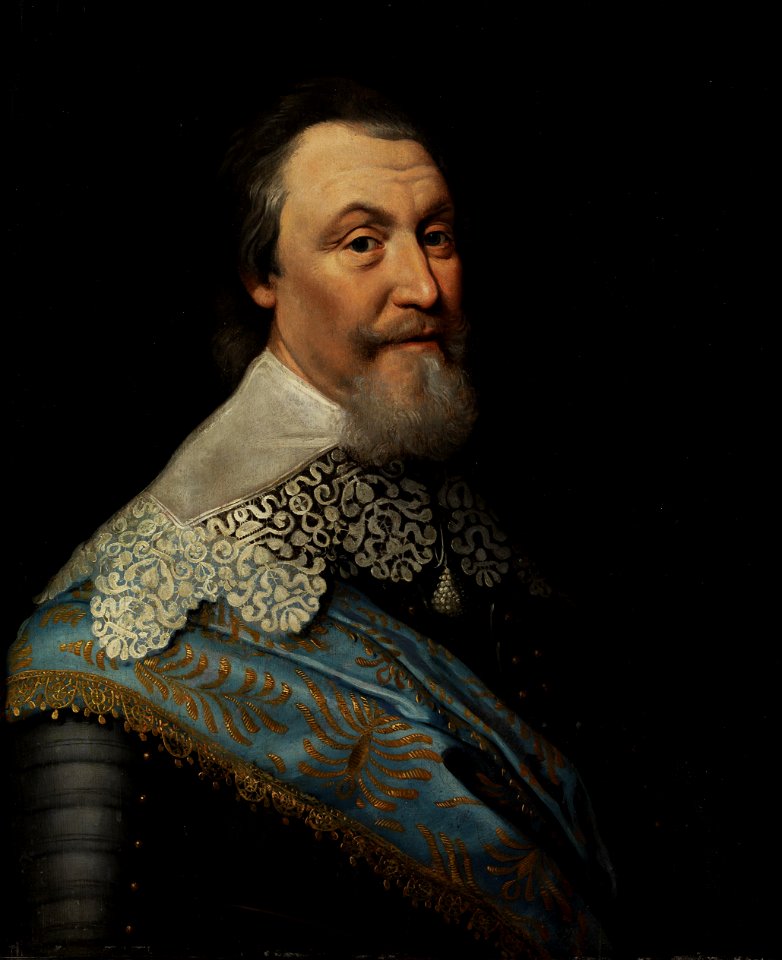 Unknown painter after M. van Mierevelt - Portrait of Axel Ochsenstierna