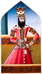 Unknown, Iran, early 19th Century - Portrait of Hasan 'Ali Mirza Shuja al-Saltana - Google Art Project