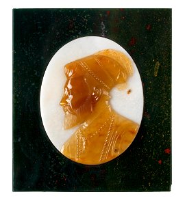 Unknown, India, 17th Century - Sardonyx and Bloodstone Portait - Google Art Project