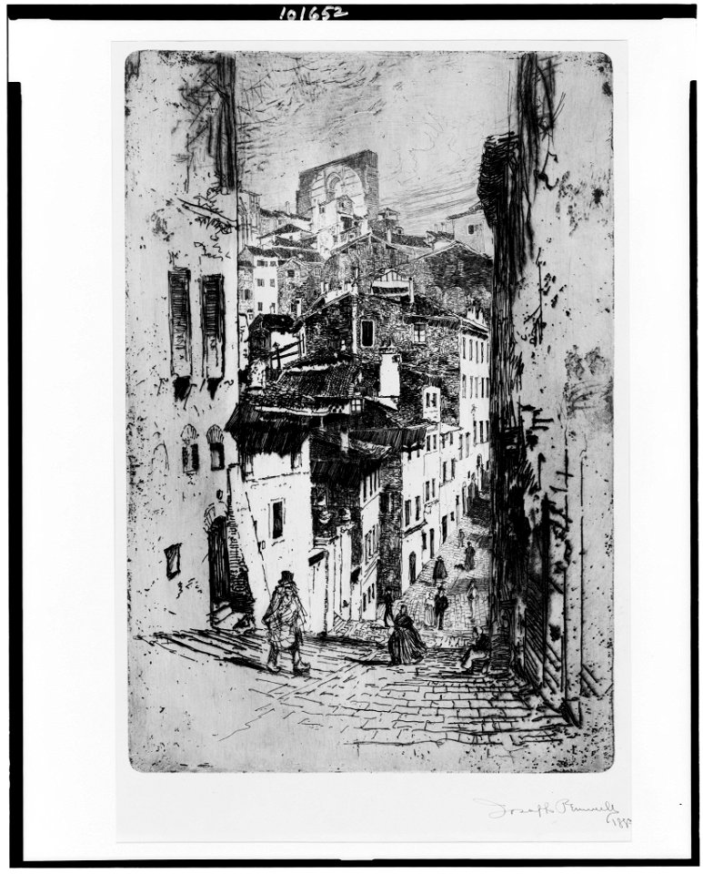 Up and down in Siena - Joseph Pennell, 1883. LCCN90712844