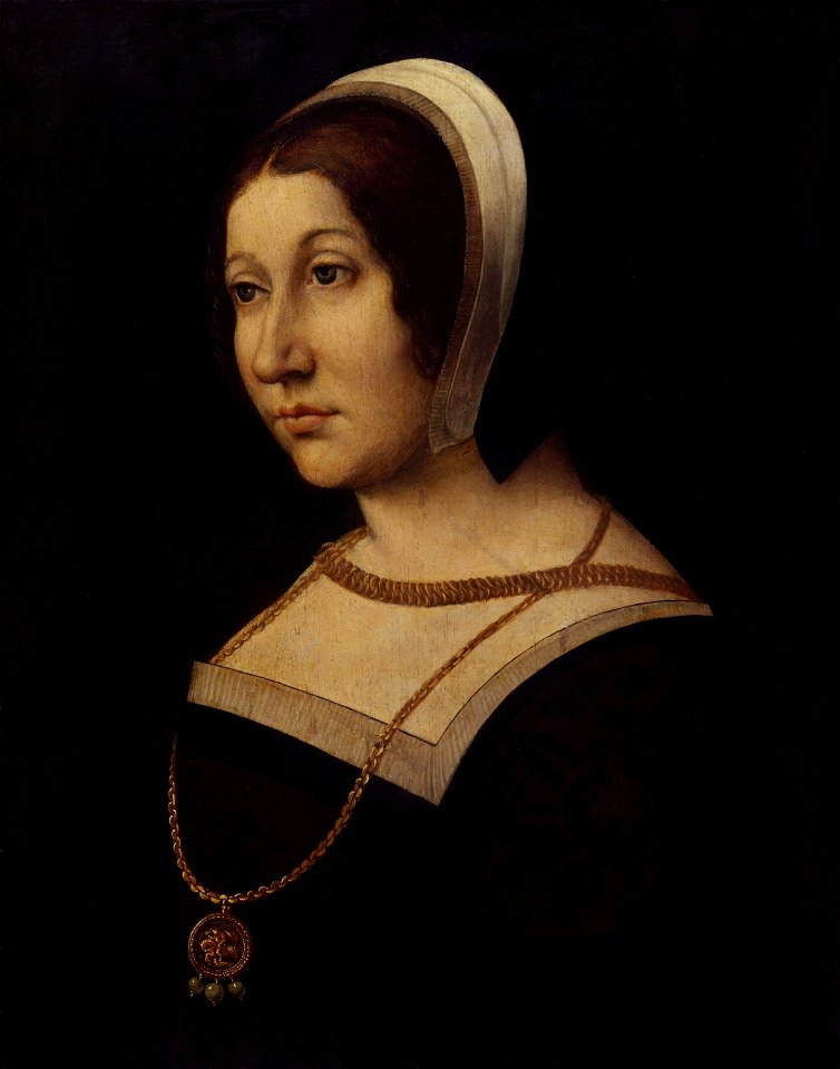 Unknown woman, formerly known as Margaret Tudor by Jean Perréal