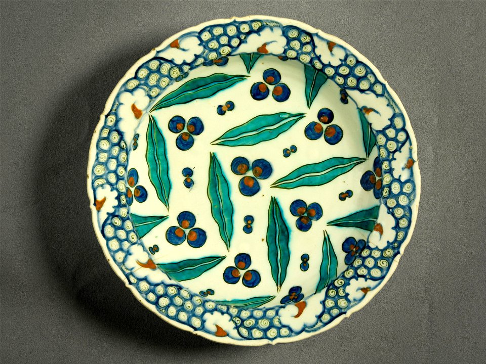 Unknown, Turkey - Underglaze Painting - Google Art Project