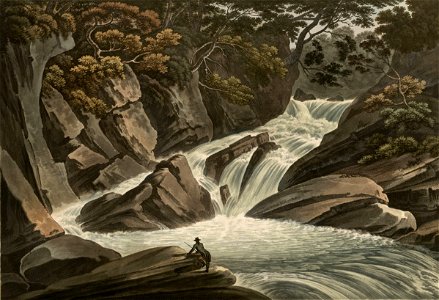 Upper part of the Pyran Cascade