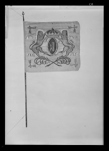 Uppbådsfana, Säters kompani 1715 - Livrustkammaren - 43224