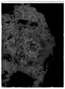 Uppsydda fragment av strumpeband - Livrustkammaren - 35100-negative