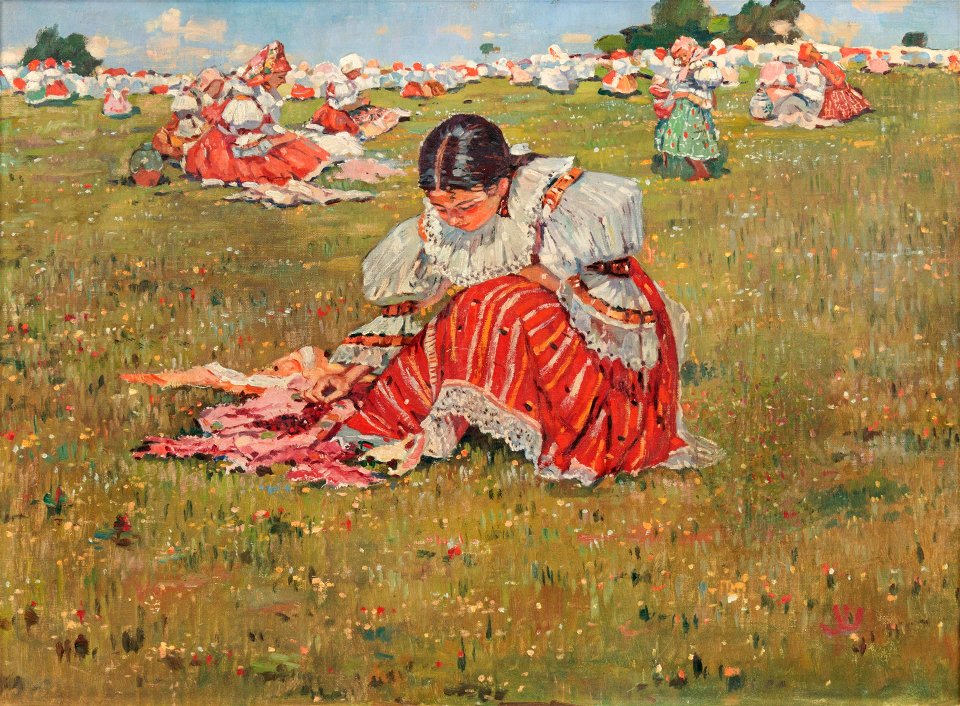 Women in Field by Joža Uprka