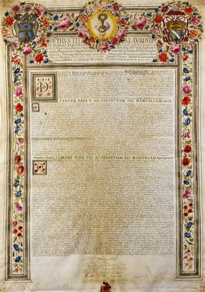 Urkunde Antonio Ottoboni 1702