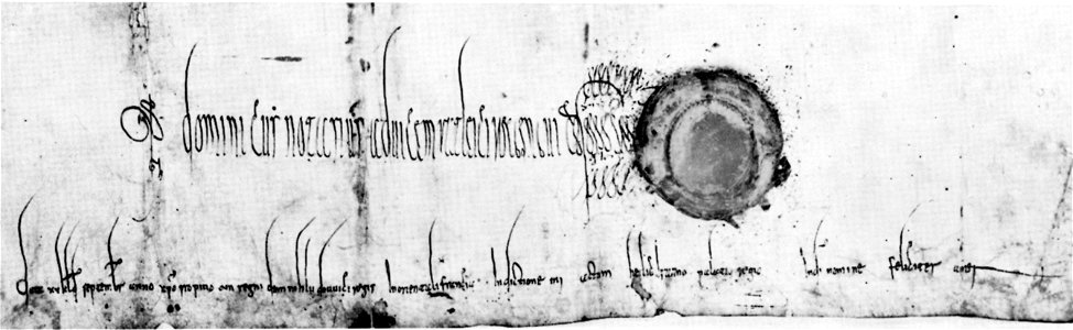 Urkunde Ludwig der Deutsche Heilbronn 841